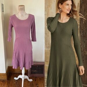 Peruvian Connection Orchid Sweater Dress Size medium Pima Cotton